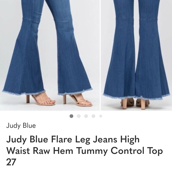 Judy Blue Classic Flare Jeans in Blue Size 16w {J3} - Picture 11 of 11